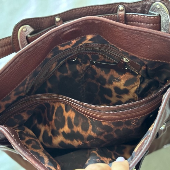 B. Makowsky heavy leather bag - Picture 3 of 3